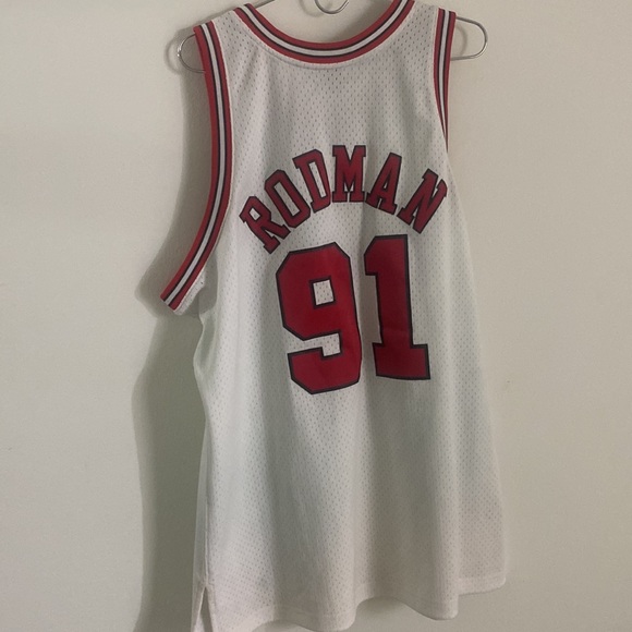 Mitchell and ness hardwood classics Dennis Rodman swing man  jersey - Picture 6 of 6